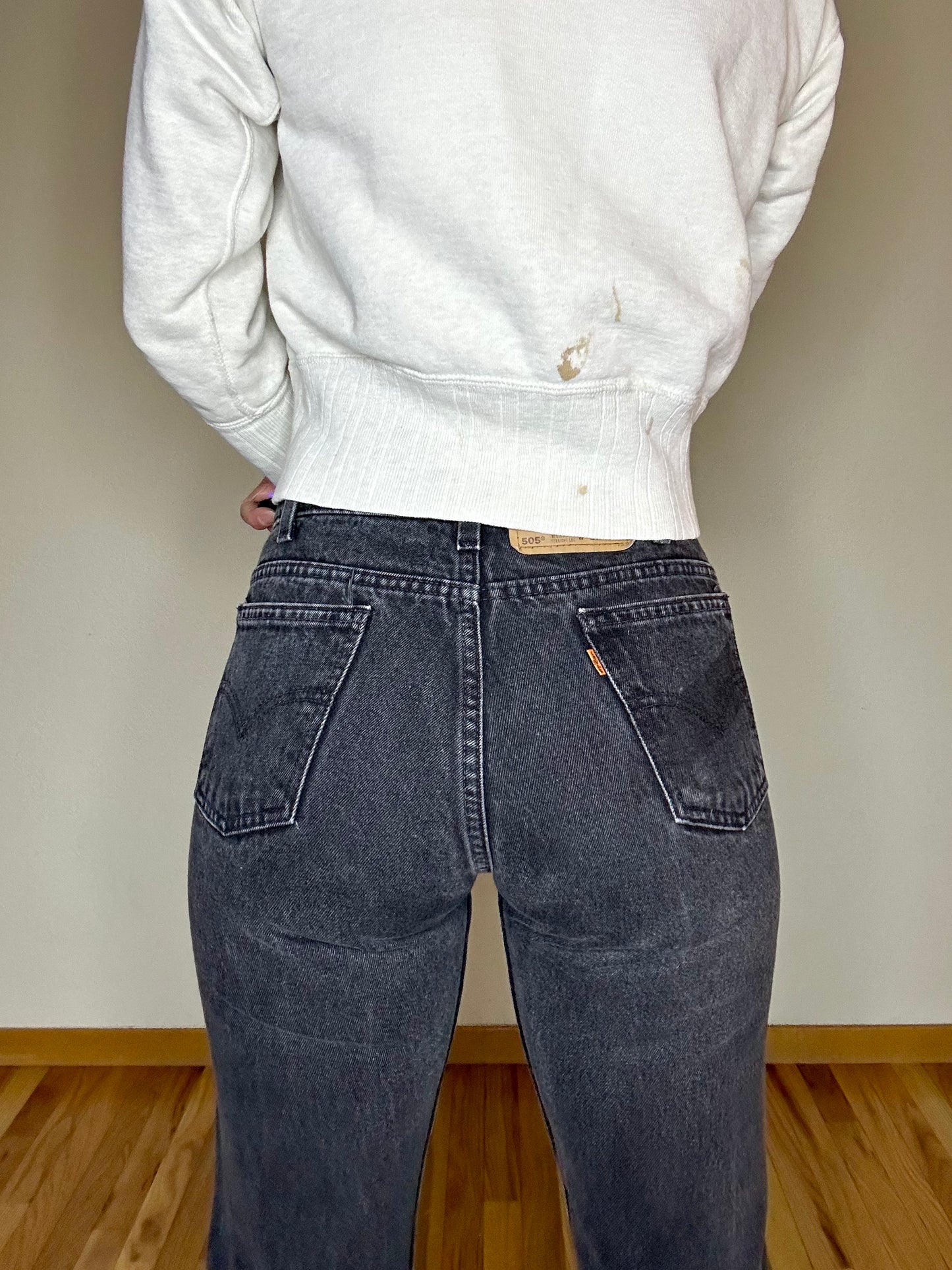 90’s Levi’s Black 505 Orange Tab Jeans (Modern 2/4)