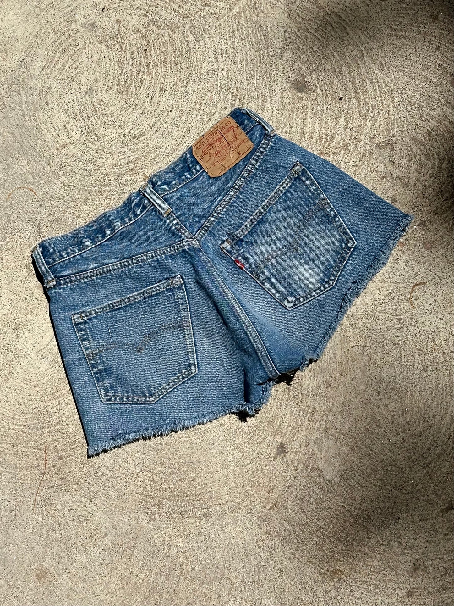70’s Levi’s Redline Selvedge 501 STF Denim Cutoff Shorts (27” / Modern 25)