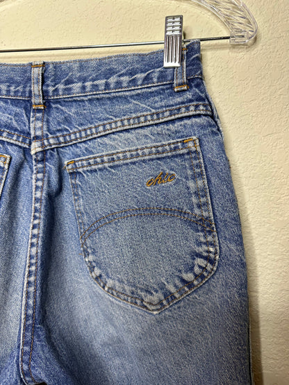 70’s Chic Straight Crop Western USA Jeans (26x27 / Modern 0/2)