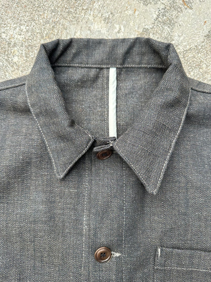 Epaulet Doyle HBT Japanese Denim Workwear Chore Jacket (Unisex L)