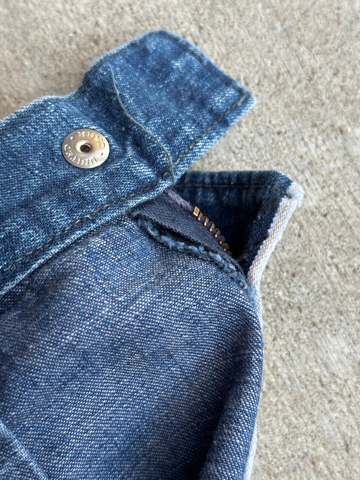 Rare 50’s LEVI’S Big E Western Side Zip Shorthorn Denim Pants (Women’s 24/25)