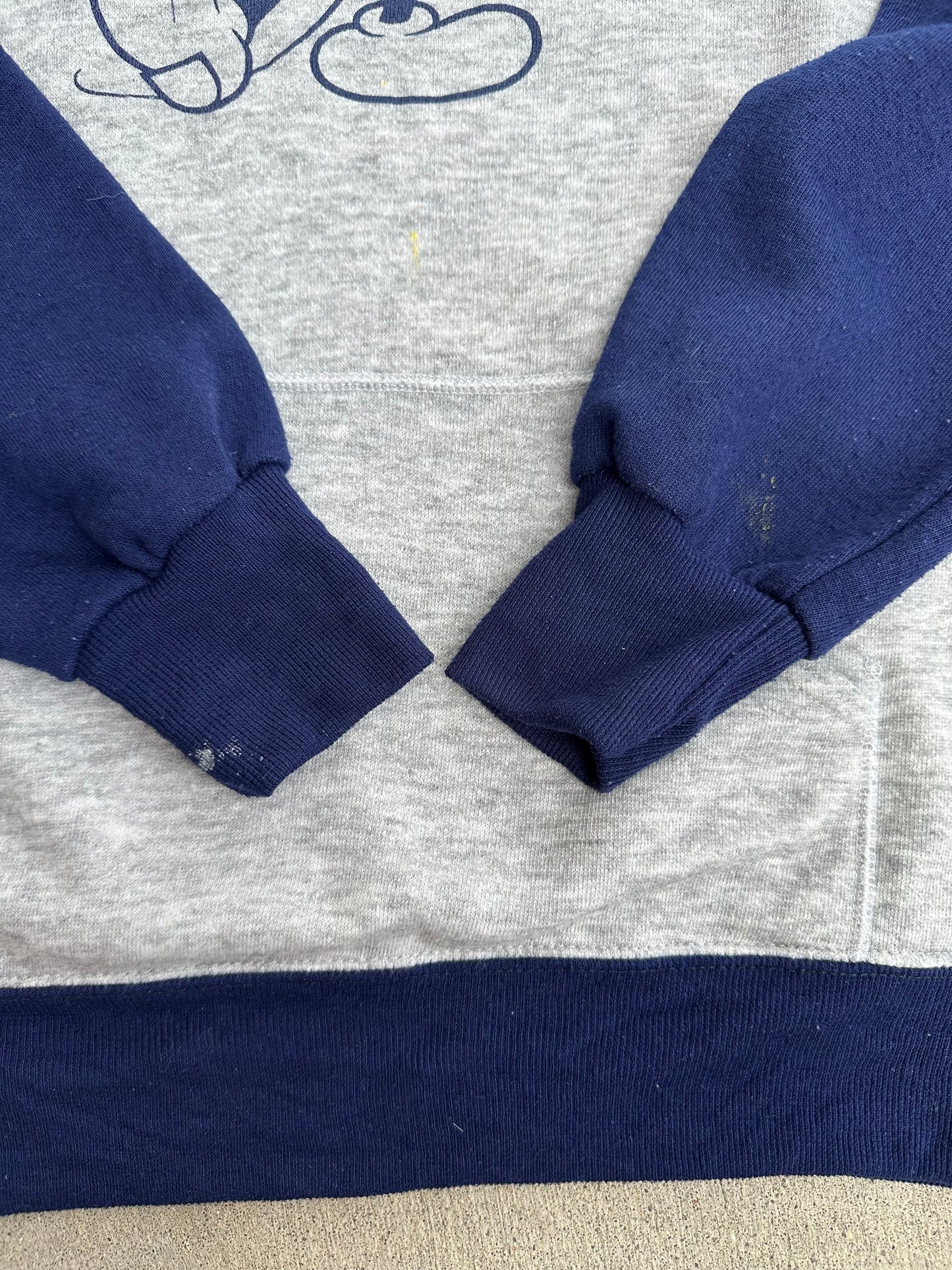 70’s Mickey Mouse Raglan Hoodie (Unisex S)