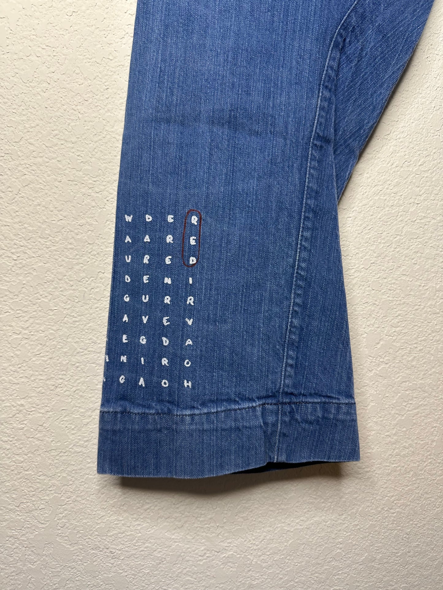 RARE Vintage Levi’s Selvedge “Skewed RED” Collection 3D Jeans (32x32)