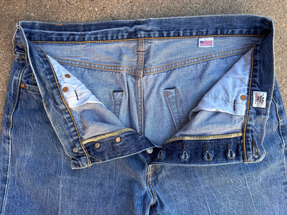 Levi’s 501 Redline Selvedge White Oak Cone Denim Repro USA Jeans (Actual 36x33)