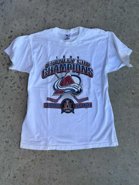 90’s Colorado Avalanche Single Stitch Tee (Unisex L/XL)