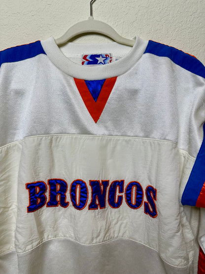 RARE 80’s Starter Denver Broncos Pocket Sweatshirt (Unisex M/L