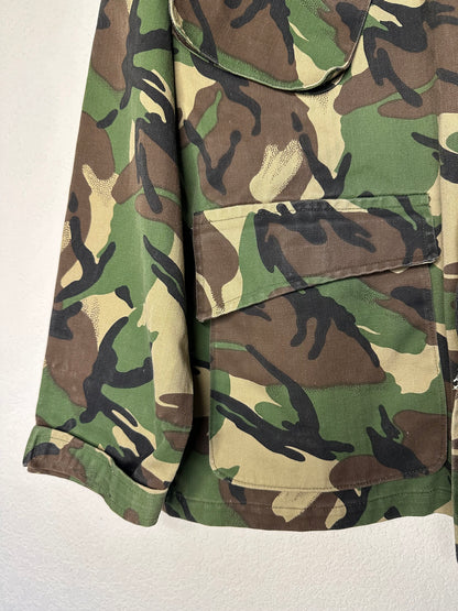 60’s HBT Herringbone Twill Cotton Camo Sporting Field Jacket (Unisex L)