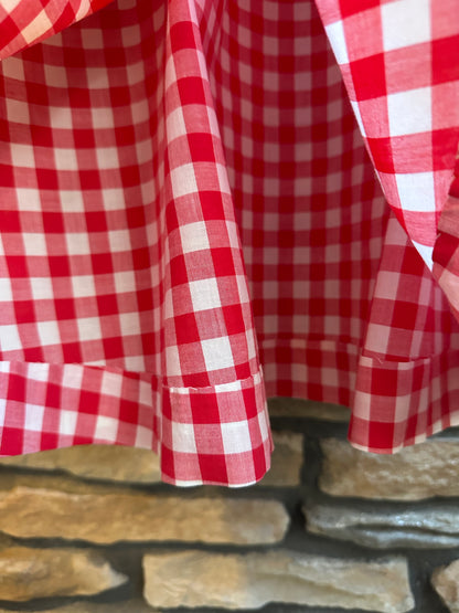 DROPPING SUNDAY: 50’s Handmade Western Gingham Check Dress (XS)