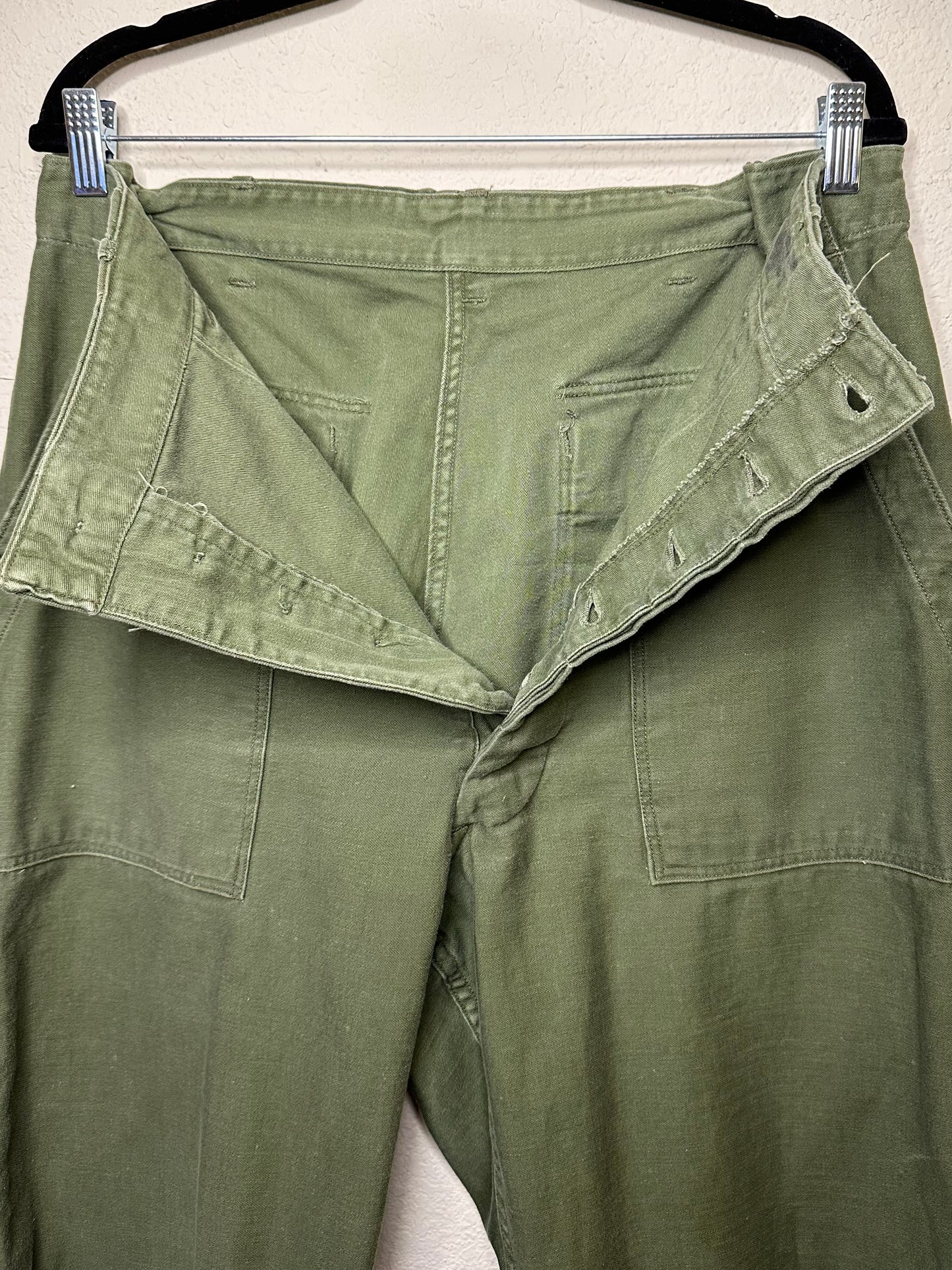 50’s Military OG-107 Field Pants (33-35”) 1st Pattern, Korean War