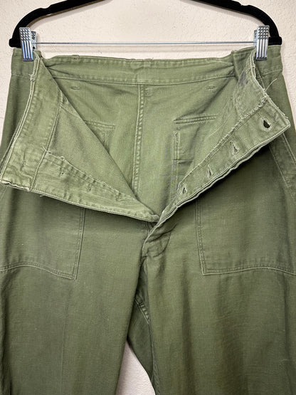 50’s Military OG-107 Field Pants (33-35”) 1st Pattern, Korean War