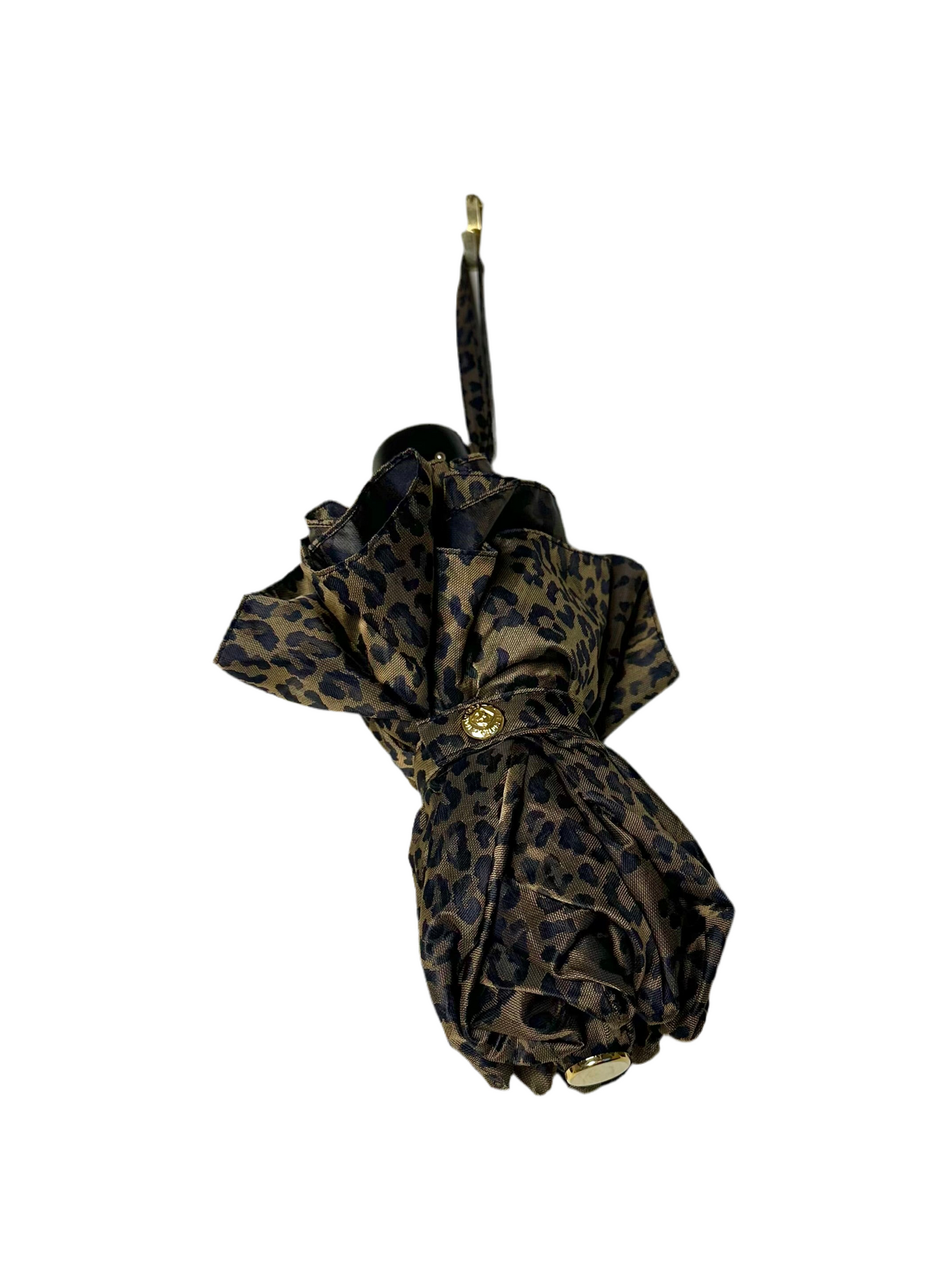 70’s Fendi Leopard Print Packable Umbrella