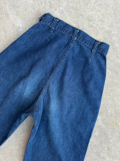 50’s RanchCraft Selvedge Denim Side Zip Shorthorn Pants (Women’s 25)