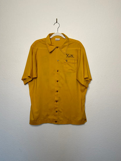 70’s King Louie Chainstitch Bowling Shirt (XL)