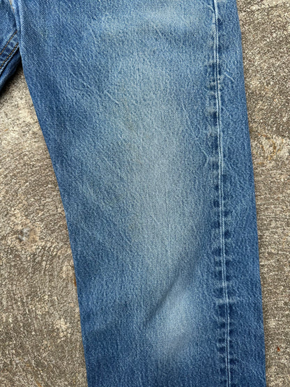Y2K Levi’s 501 STF Crop Denim Jeans (Men’s 28x26 / Women’s 26)