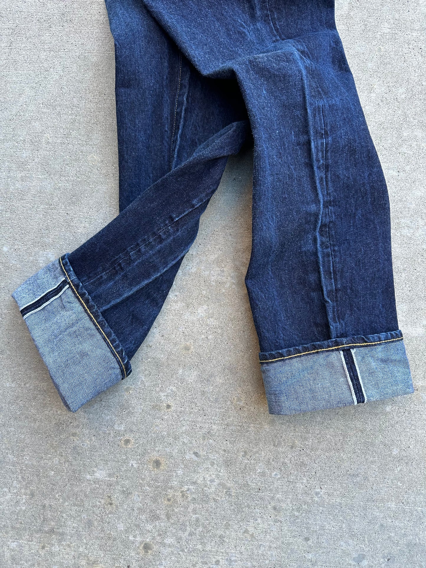 Double RL Japanese Woven Selvedge Denim Straight Leg Jeans
