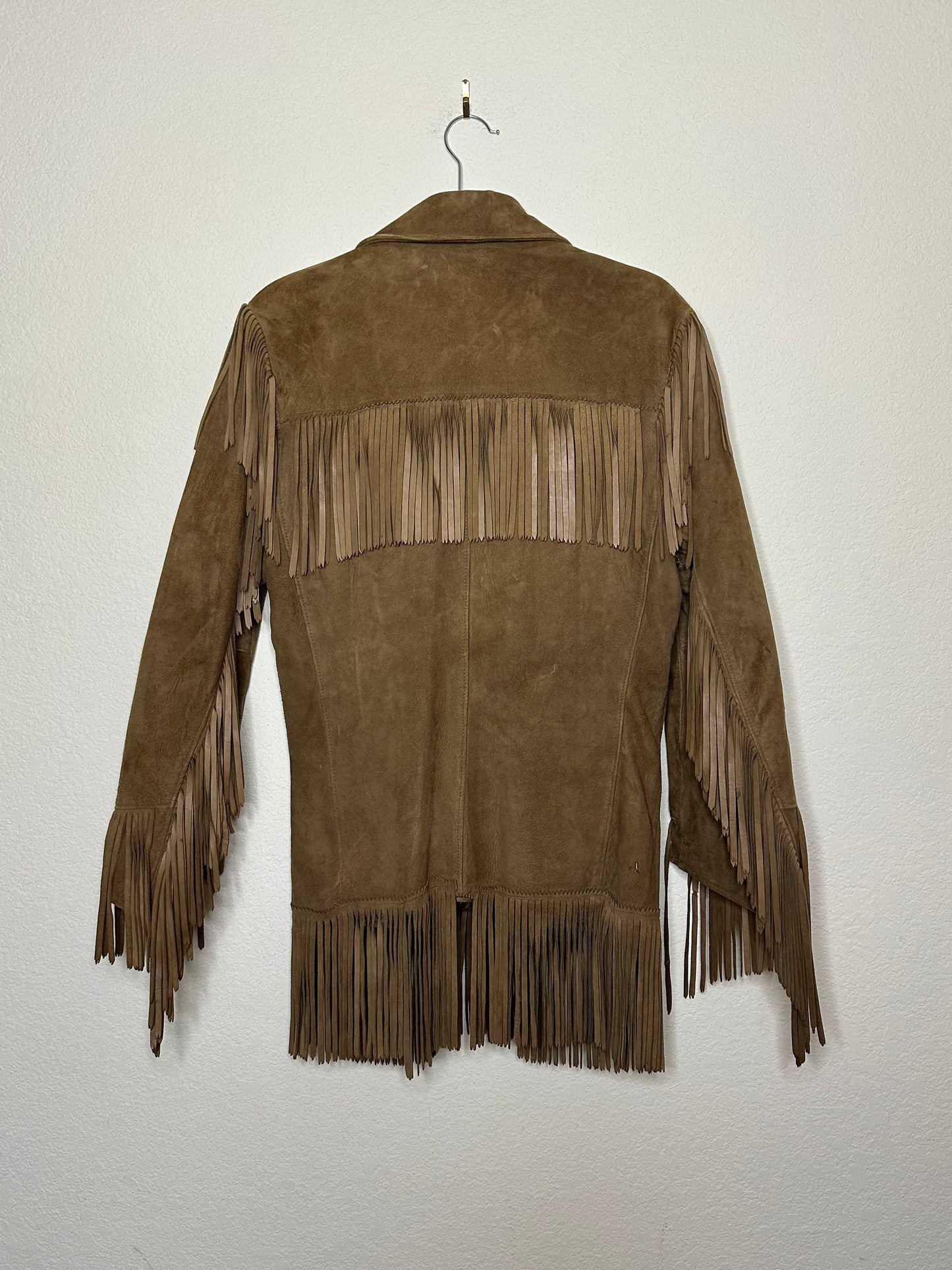 60’s K-Bar-Z Ranchwear Suede Western Fringe Jacket (Unisex S)