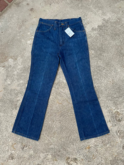 70’s Wrangler Indigo No Fault Denim Boot Flare Jeans (Men’s 28x28/Women’s 26)