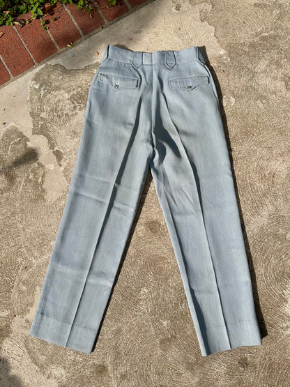 50’s Rockabilly Wool Gabardine Western Pants (Unisex 29)