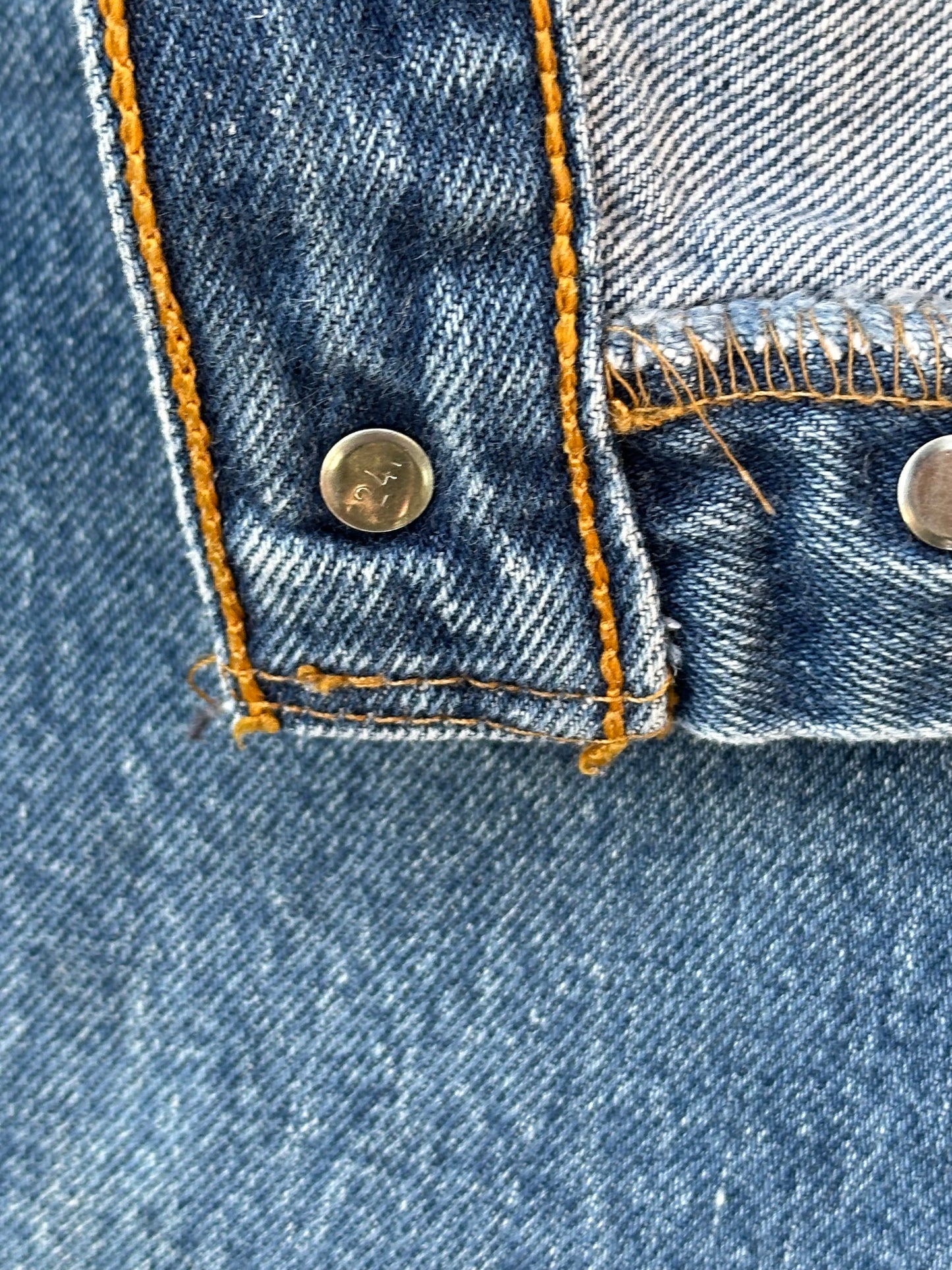 90’s Levi’s 501xx STF Raw Denim USA Jeans (Men’s 32x29 / Women’s 30)