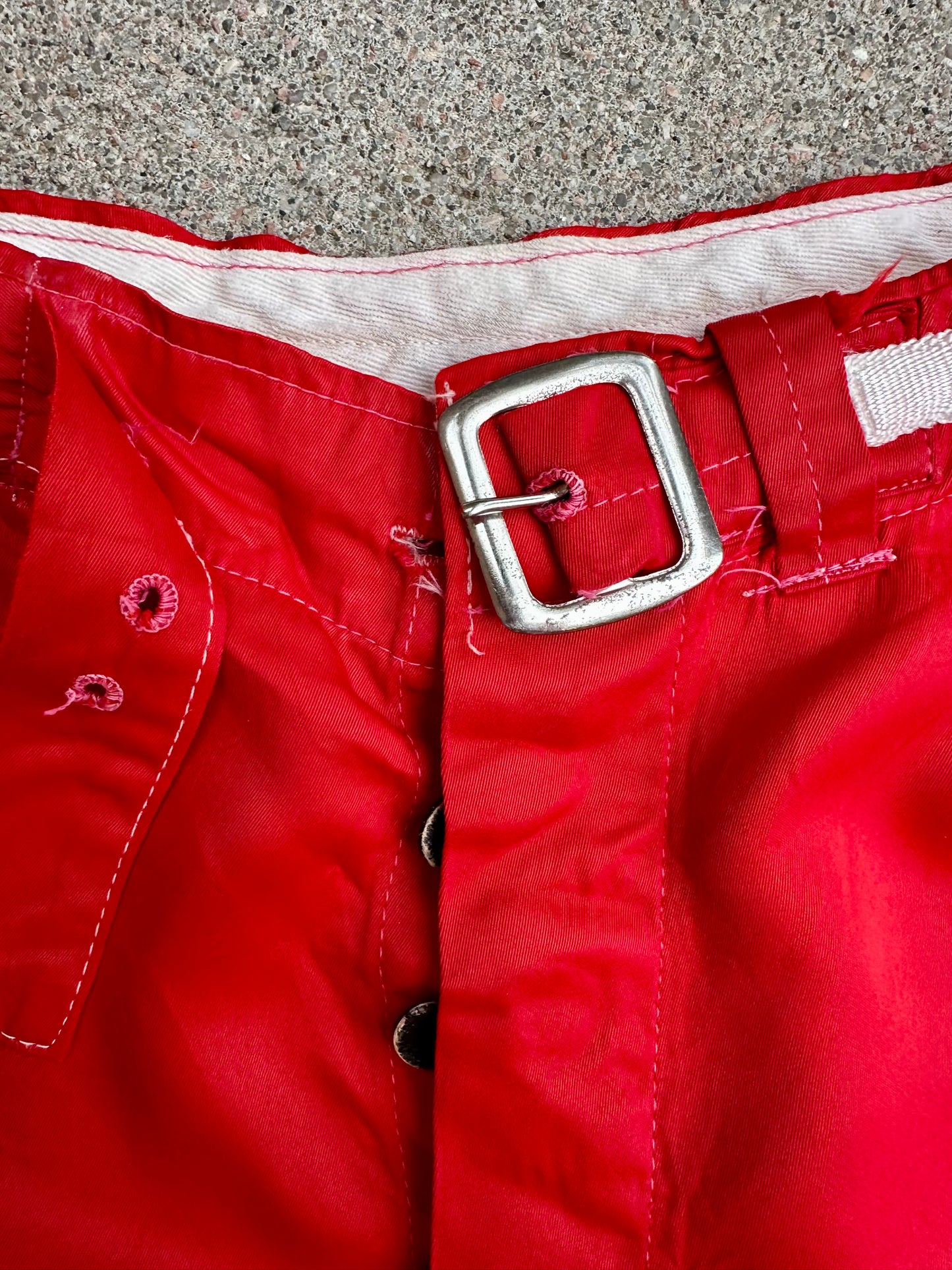 40’s Men’s Satin Padded Athletic Gym Mini Shorts (Women’s XS/S)