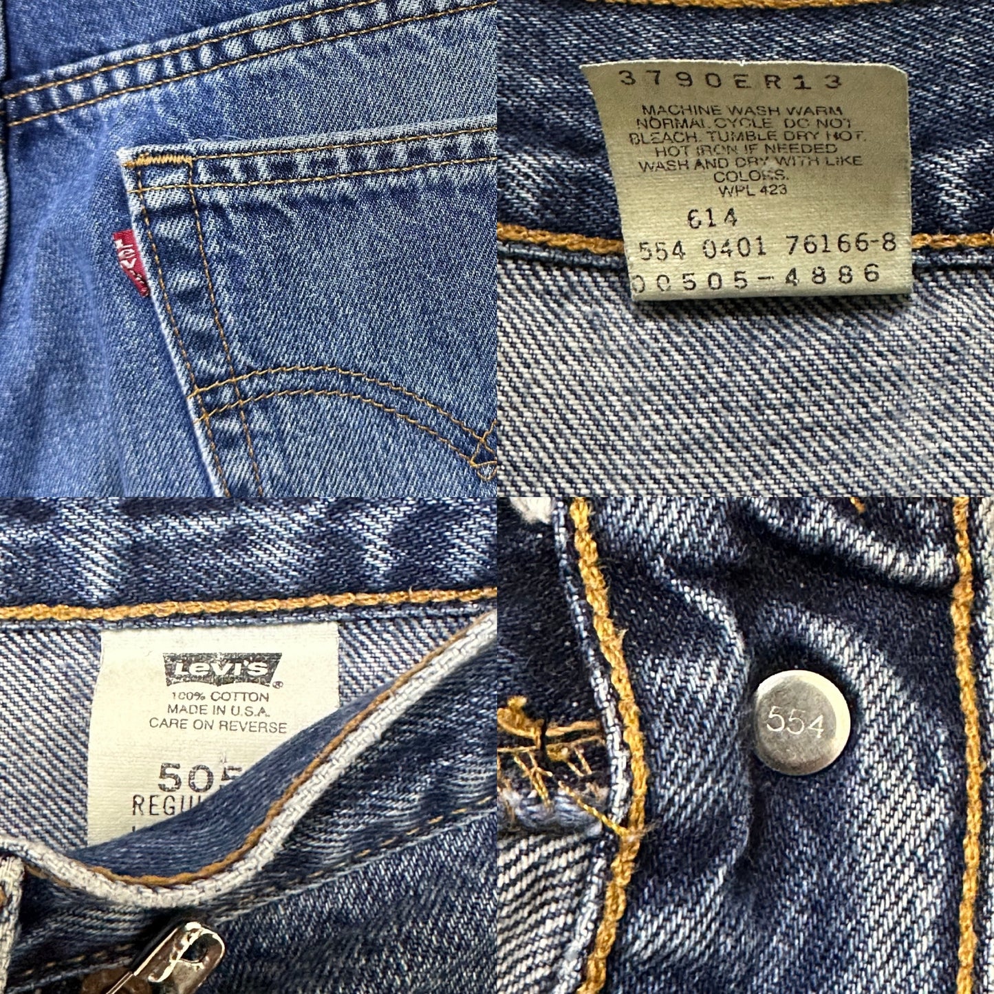 Y2’s Levi’s 505 USA Jeans (30x30/ Modern 6)