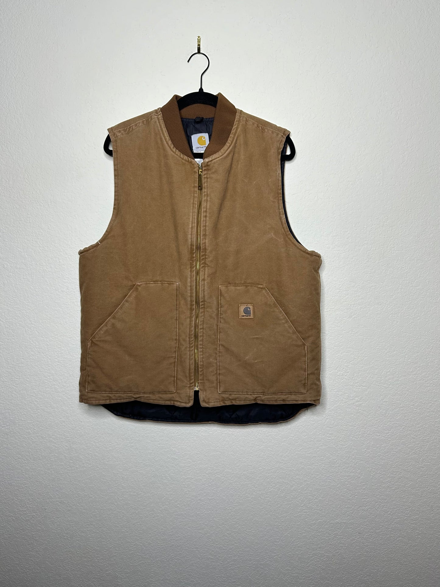 Y2K Carhartt Duck Canvas Insulated Workwear Vest USA (Men’s L)