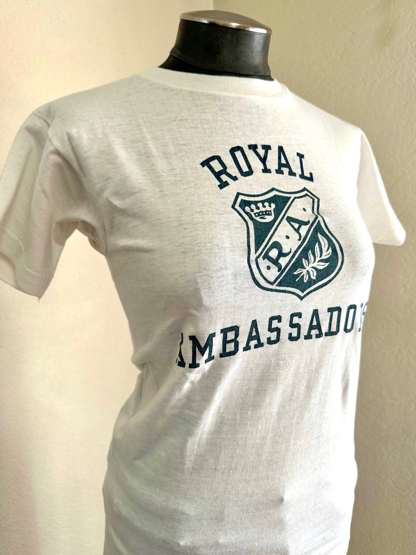 50’s Deadstock Champion “Running Man” Royal Ambassadors Single Stitch Tee (Unisex S)