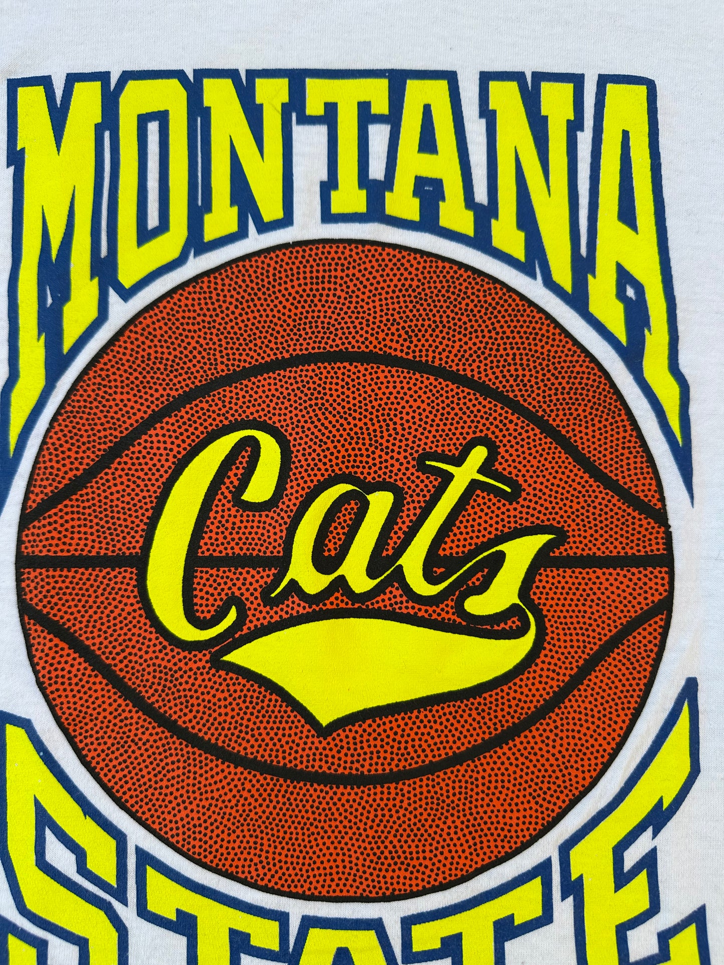 80’s Russell Montana State Cats Single Stitch Tee (Unisex S/M)