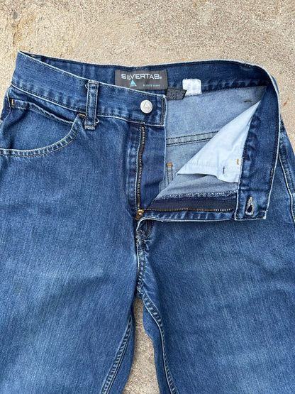 90’s Levi’s SILVER TAB 751 Carpenter Wide Leg Crop Women Jeans (27x25.5 / Modern 25)