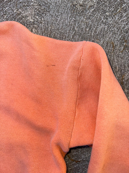 50’s Springfoot Zip-Up 100% Cotton Split Pocket Double Hood Sweatshirt (Unisex M)