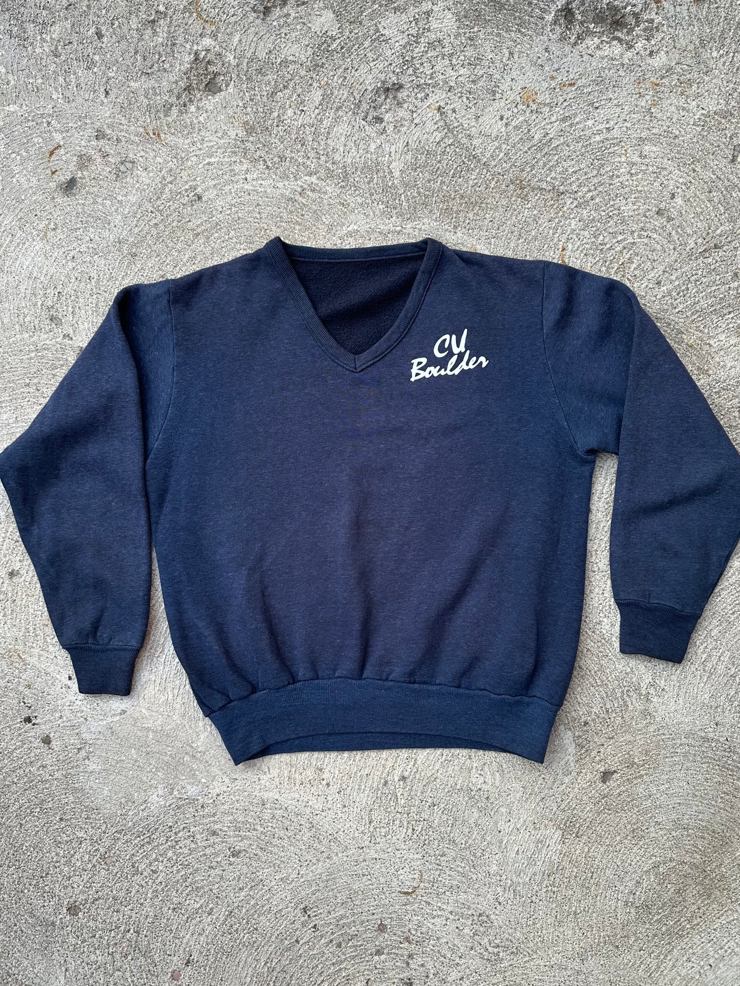 1981 CU Buffs V-Neck Sweatshirt (Unisex M)