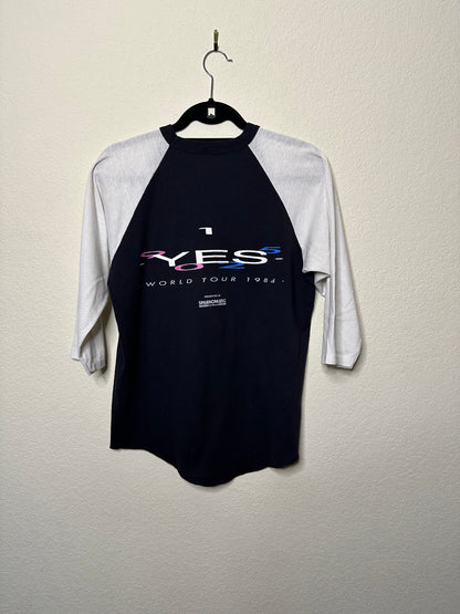 80’s YES World Tour Single Stitch Raglan Tee (Unisex M)