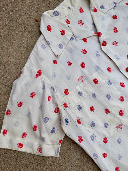 50’s US Presidents Printed Cotton Novelty Shirt (Unisex M)