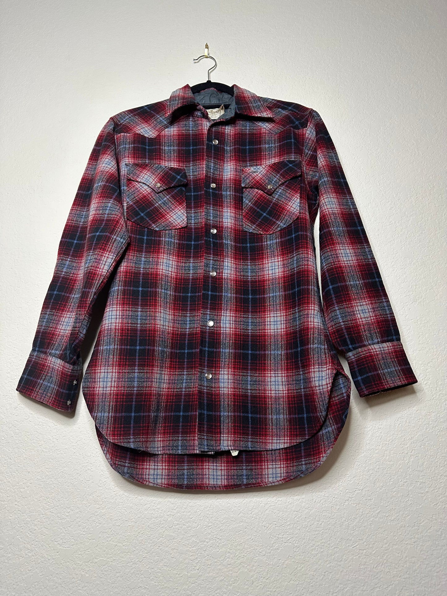 70’s Pendleton Wool Western Pearl Snap USA Shirt (Unisex S)