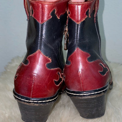 90’s Donald J. Pliner Western Couture Collection Booties (Women’s 8.5)