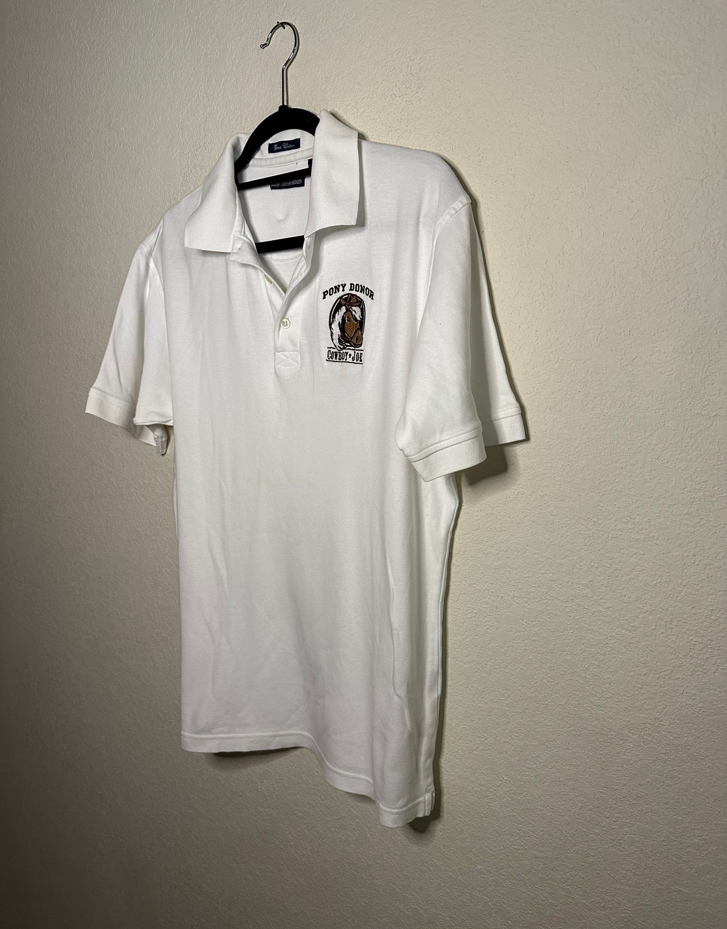 90’s Wyoming Cowboy Joe Club Embroidered Polo Shirt (Unisex M/L)