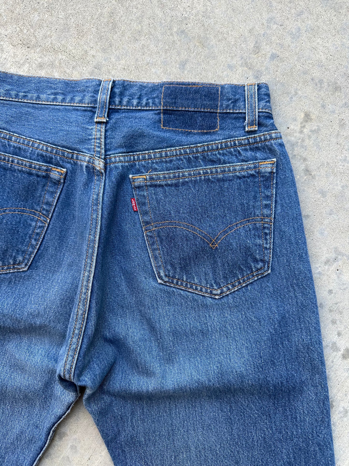 80’s Levi’s 501xx STF Raw Denim Jeans USA (Men’s 31x30 / Women’s 29)