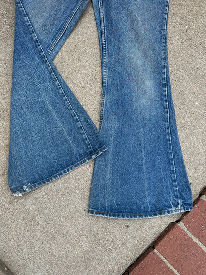 70’s Levi’s 684 Orange Tab Elephant Bell Bottom Denim Jeans USA (Women’s 26)