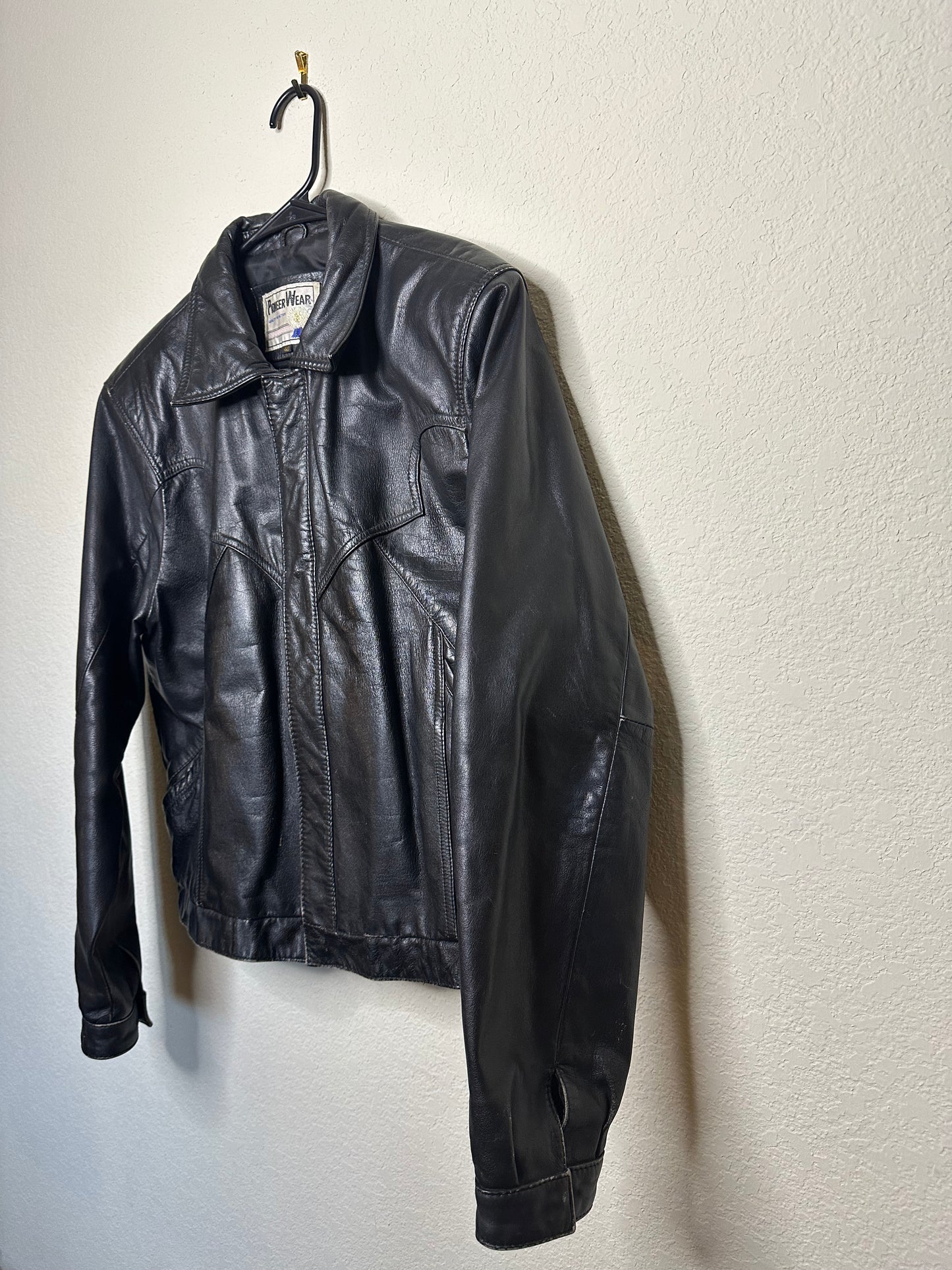 70’s Pioneer Wear Leather Western Bomber Jacket (Men’s 40/L)