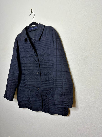 Vintage Burberry Nova Check Quilted Utility Jacket (Women’s M)