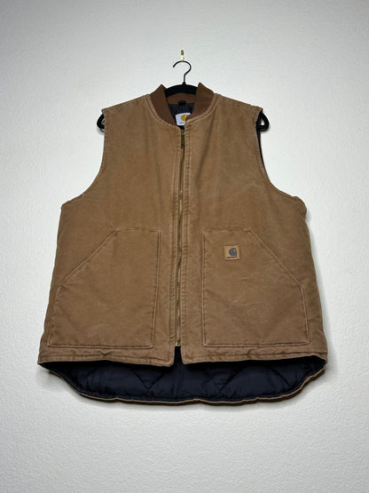 Y2K Carhartt Duck Canvas Insulated Workwear Vest USA (Men’s L)