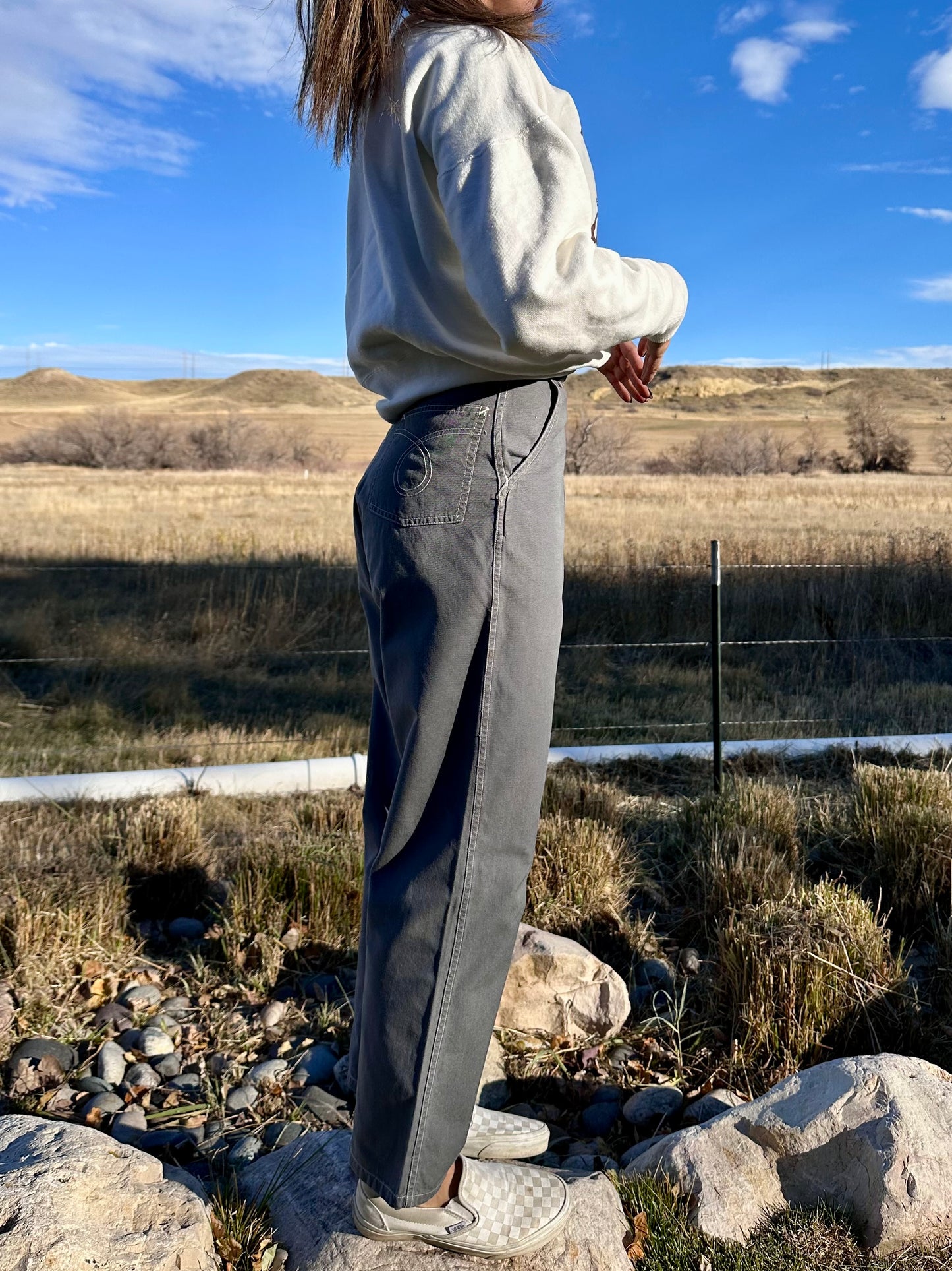 50’s White Stag Sailcloth Side Zip Pants (Women’s 25)