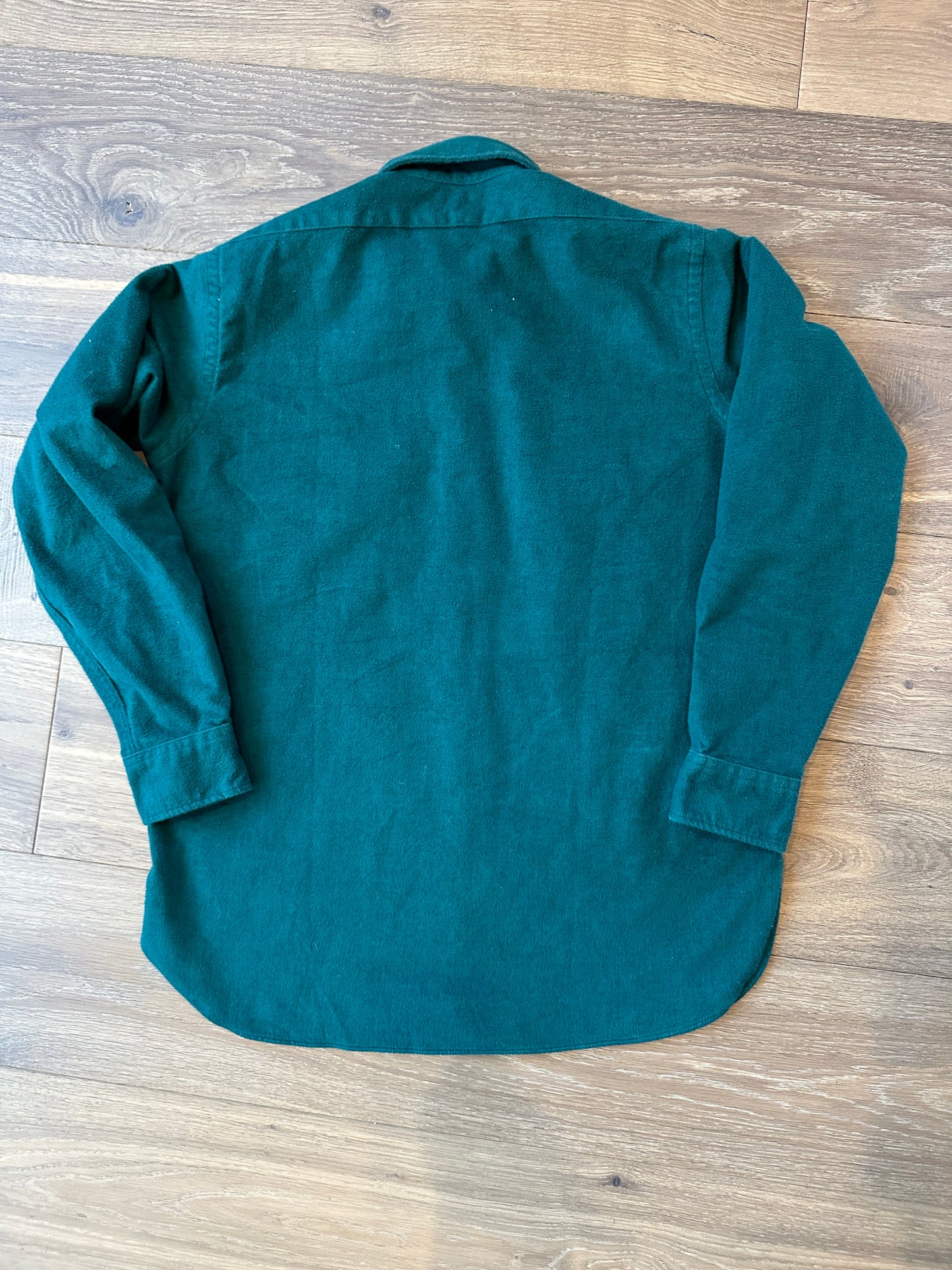 80’s Short Horn Chamois Cotton Flannel Shirt (Unisex L)