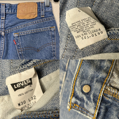 80’s Levi’s 501 USA Jeans (Men’s 29x31 / Women’s 27/28) USA
