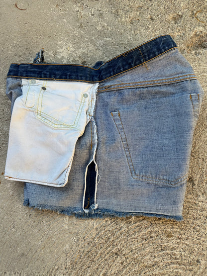 60’s LEVI’S BIG E Redline Selvedge Denim Cutoff Shorts (31” / Modern 29)