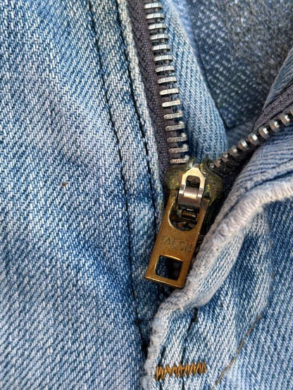 70’s Dickies Bootcut Patched Denim Twisted Seam Talon Jeans (Men’s 31x29/ Women’s 30)