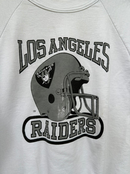 80’s LA Raiders Raglan Sweatshirt (Unisex L)