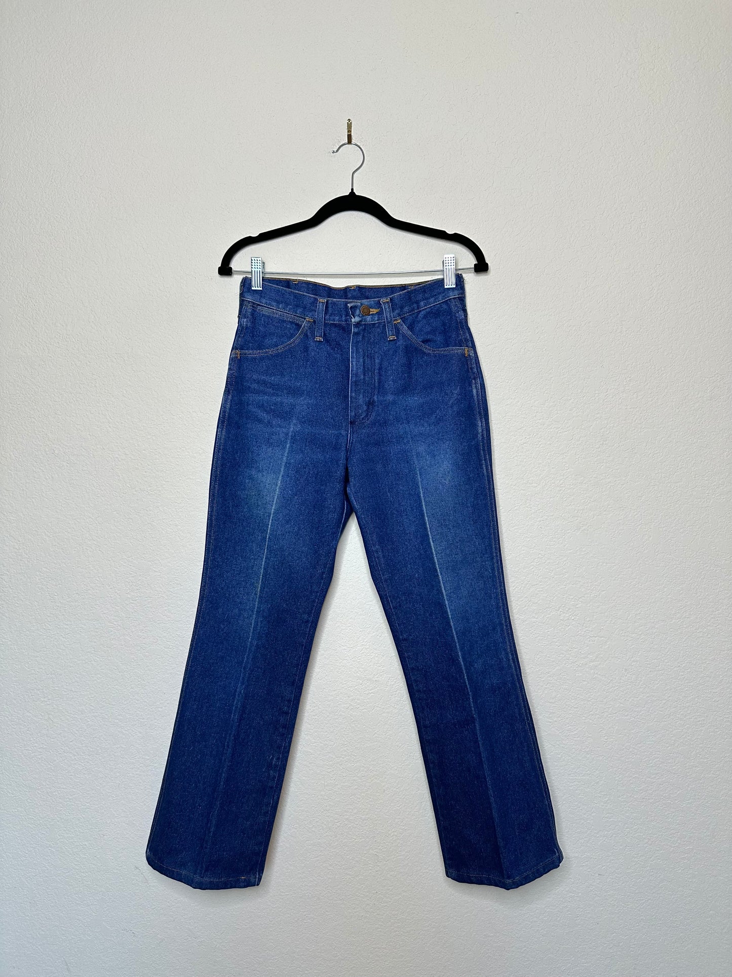 70’s Wrangler Indigo Crop Boot Flare Jeans (2/4)