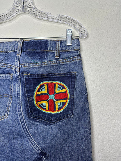 MCA VINTAGE REVIVAL: 70’s Levi’s Handmade Denim Mini Skirt (2/4)