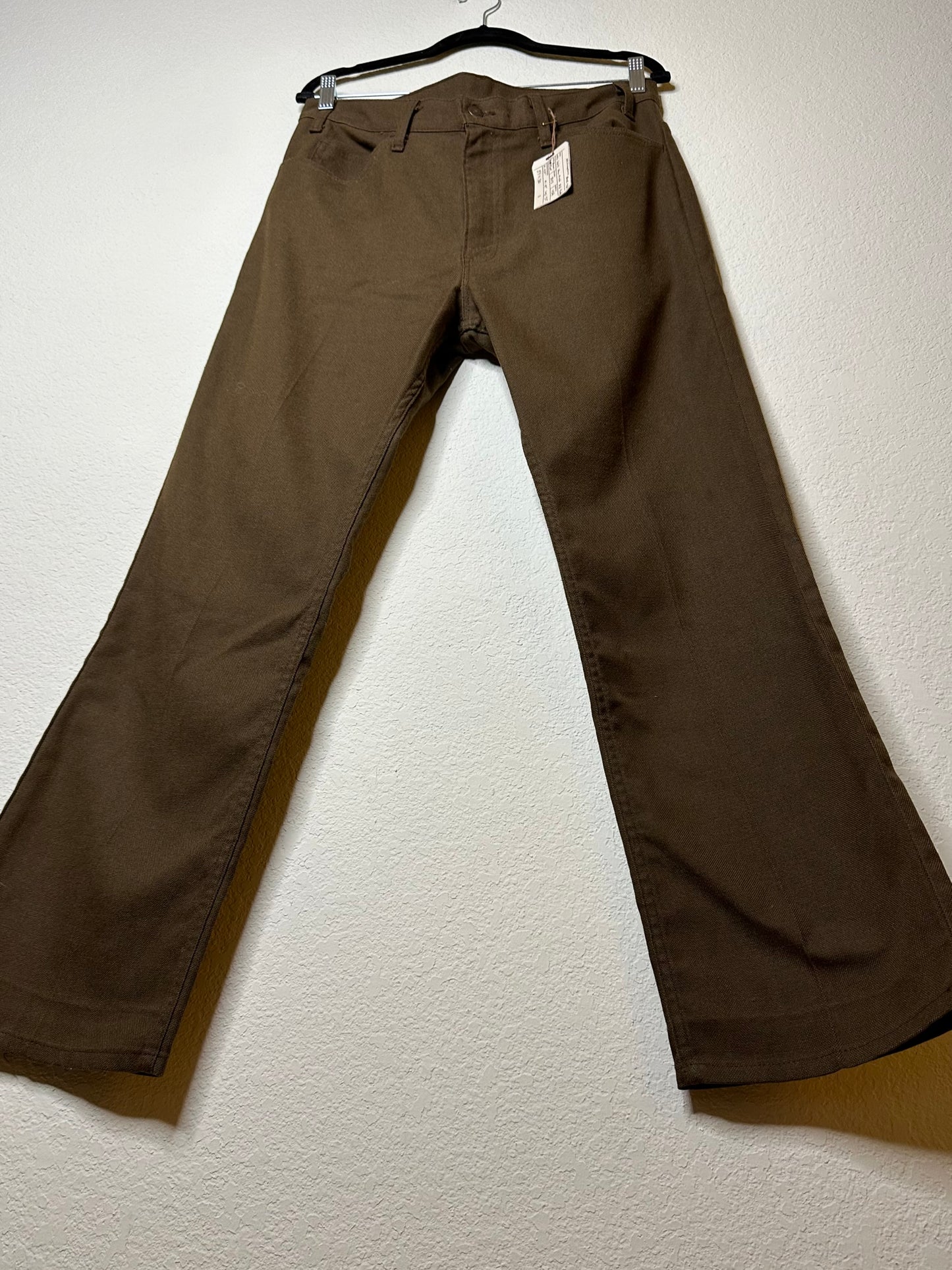 80’s Levi’s 517 Twill Brown Bootcut Pants (Men’s 34 / Women’s 32)